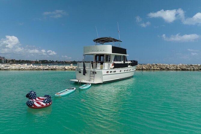 3 Hours - 53' Hatteras - Tulum, Playa Del Carmen, Riviera Maya - The 3-hour schedule: short enough to feel carefree