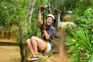 Adrenaline Tour with ATV, Ziplines and Cenote from Cancun - Entering La Ruta de los Cenotes: The Jungle Park Setup
