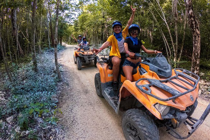 ATV Adventure to Jade Cavern with transfer - The ride through Cozumel’s trails: what it feels like in real life