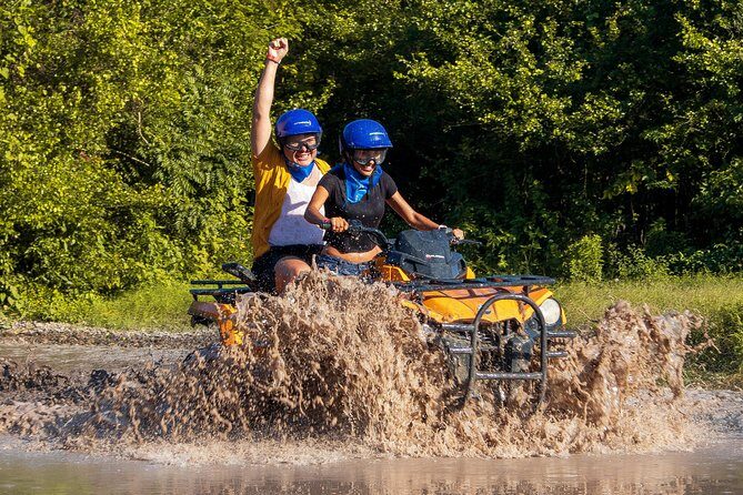 ATV Adventure to Jade Cavern with transfer - Jade Cenote (Jade Cavern Cenote): swim time, stalactites, and real-world water issues