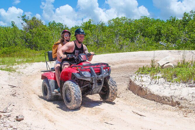 ATV and Clear Boat Ride Full Experience in Cozumel - ATV time on a double ATV: muddy fun, but set expectations