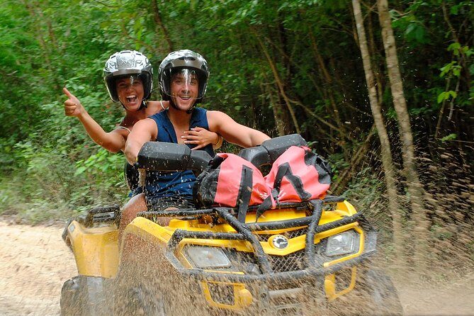 ATV Xtreme and Zipline Adventure from Riviera Maya - A Riviera Maya three-in-one: ATV, zipline, and cenote snorkeling