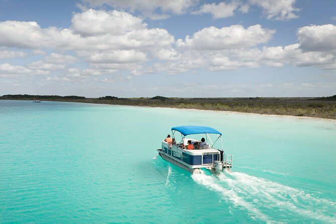Bacalar 101- Private Tour of the Lagoon of the 7 Colors - Private Boat Comfort and the 7-Color Lagoon Vibe