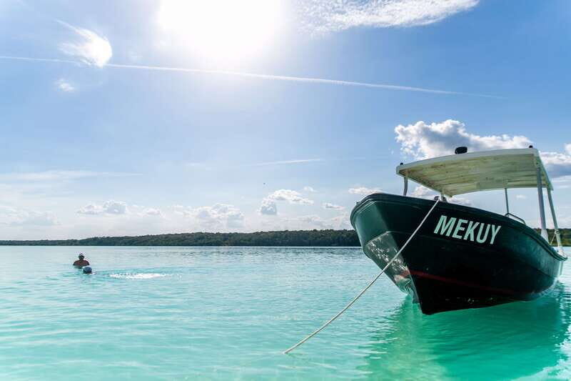 Bacalar: 3 Hour Boat Trip with Swimming & Drinks - Cenote Cocalitos and Cenote Negro: photo stops with a purpose