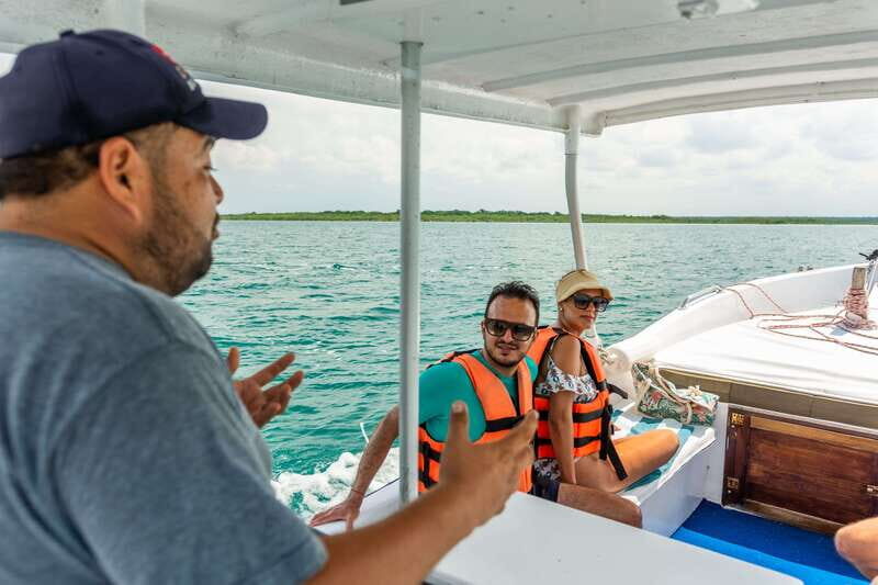 Bacalar: 3 Hour Boat Trip with Swimming & Drinks - Stromatolite Barrier: what you’re seeing under the surface