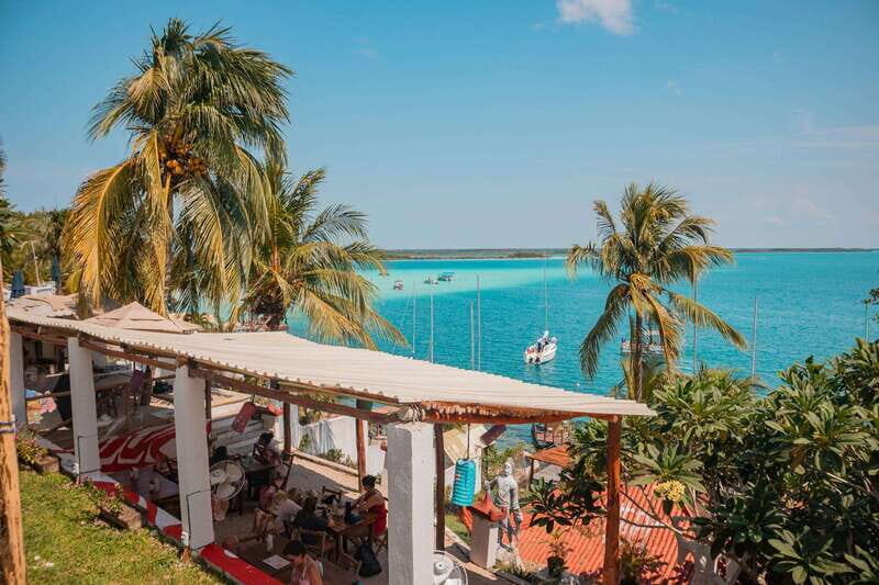 Bacalar: 3-hr Pontoon Boat Tour with Beach Club + Kayaks - Pirate Canal and Bird Island: two swim stops that do the heavy lifting