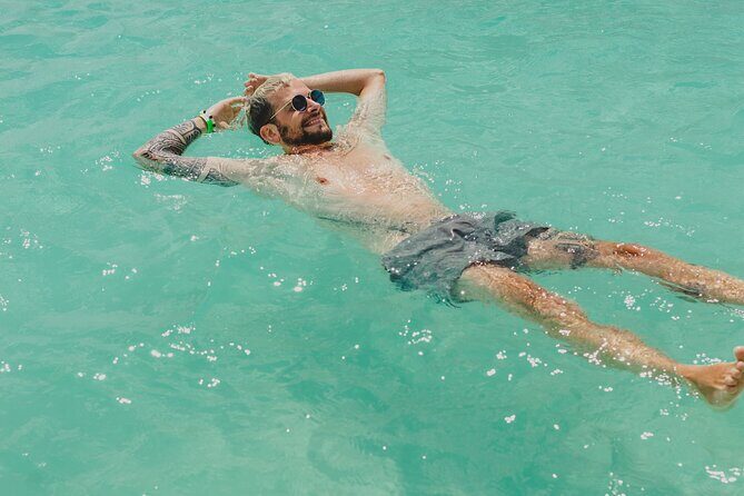 Bacalar Lagoon Sightseeing Boat Tour with Open Bar and Snacks - Stop 3: Cenote Esmeralda shallows, fruit, and that calm reset