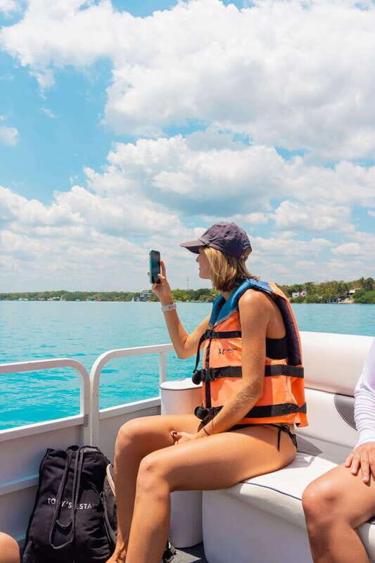 Bacalar: Lake of Seven Colors Pontoon Tour with Fruit - Swimming Time in Shallows: How to Make It Comfortable