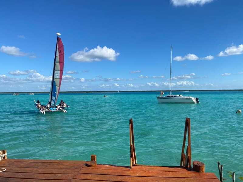 Bacalar: Sail Away with a Hobie Cat Catamaran - Cenote Esmeralda: Short, Sweet, and Focused