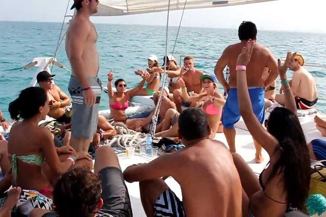 Cancun Adults Only Party Cruise to Isla Mujeres with Open Bar - The Catamaran Party Feel: Space, Music, and the Open-Bar Reality