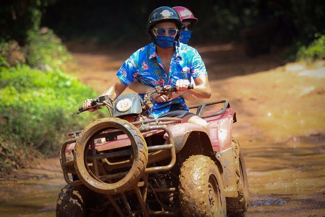 Cancun Best ATV Tour, Ziplines and Cenote Swim with Lunch - ATV jungle riding: fun, bumpy, and sometimes repetitive
