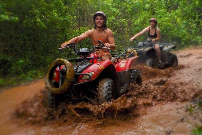 Cancun Best ATV Tour, Ziplines and Cenote Swim with Lunch - Lunch, tacos, and the photo/locker money game