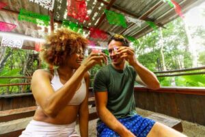 Cancún: Cenotes Adventure with Tequila Tasting & Mayan Snack - Entering the Jungle: Pickup and the Van Ride to Ruta de los Cenotes