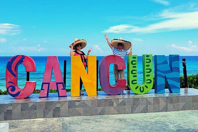 Cancun City Sightseeing and Shopping Tour on a Double Decker bus - Plaza 28 shopping: souvenir time with aggressive energy