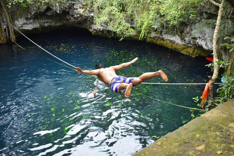 Cancun: Jungle ATV Tour, Ziplining, and Cenote Swim - Three zip lines above the canopy: what flying feels like here