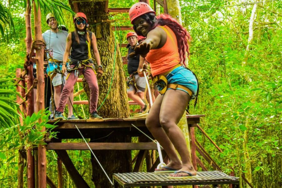 Cancun: Jungle ATV Tour, Ziplining, and Cenote Swim - Cenote Verde Lucero swim: your cool-down stop in freshwater