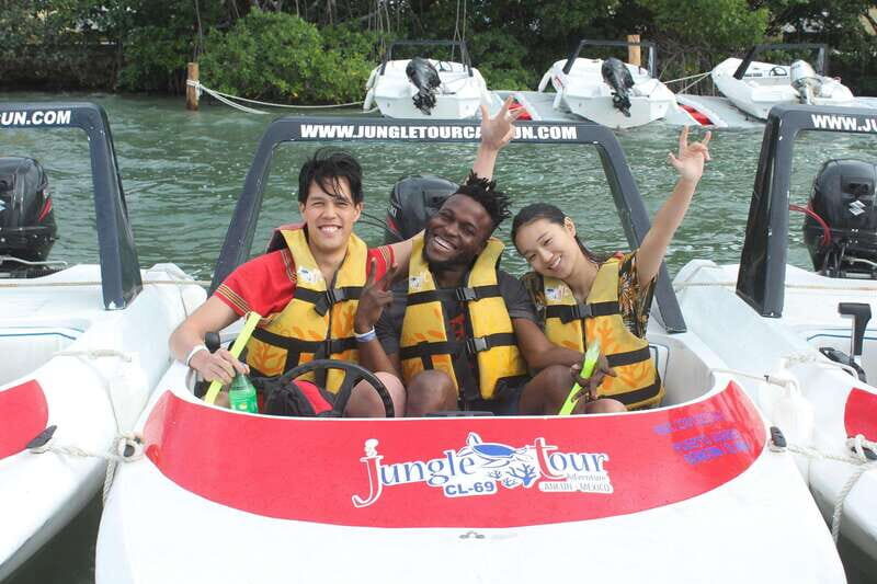 Cancun: Jungle Tour Adventure with Speedboat and Snorkeling - Driving through the Nichupté lagoon: the speedboat part people remember