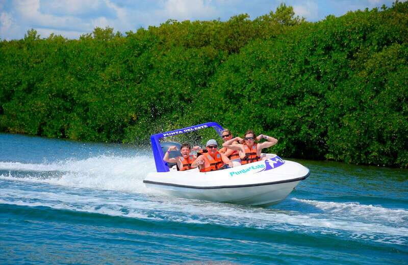 Cancun: Jungle Tour Adventure with Speedboat and Snorkeling - The Mayan calendar talk and temple replicas: culture without the museum mood