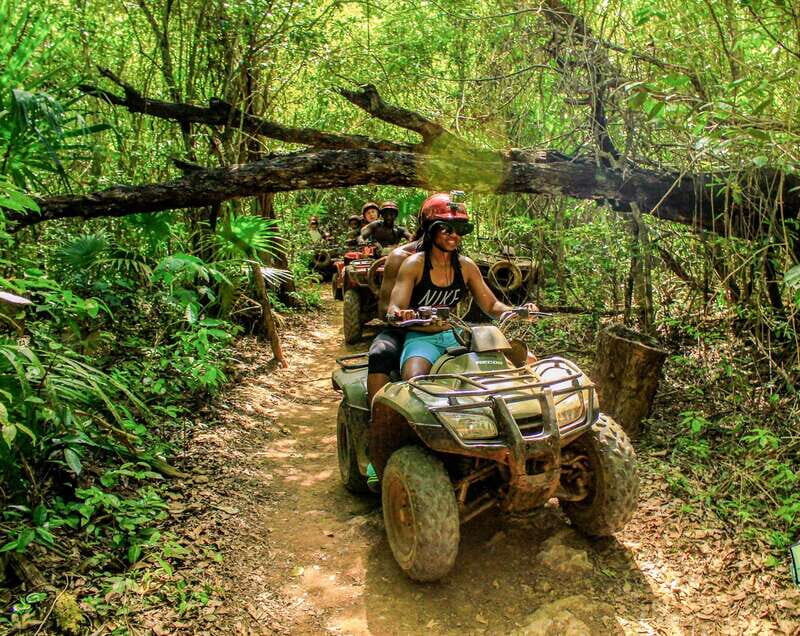 Cancun & Riviera Maya: ATV, Zipline, & Cenote Combo Tour - Zipline course: 3 lines, good views, and quick momentum