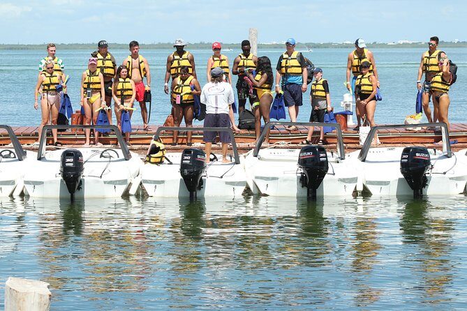Cancun speedboat and snorkel tour: shared speedboat - Extra fees, photo packages, and the pesos vs USD question