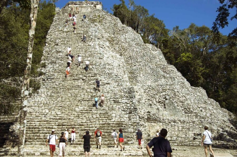 Cancun: Tulum & Coba with Cenote, Cave Exploration and Lunch - Cenote Nohoch Nah Chich: guided cave swim, not just a photo stop