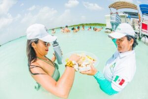 CHACCHOBEN Ruins and BACALAR Lagoon Boat Excursion from Costa Maya - Meeting at DELISUPER COSTAMAYA: Fast Start, Fewer Headaches