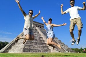 Chichen Itza, Private Cenote/Food Experience & the magic Izamal - Mérida pickup, AC comfort, and the small-group advantage