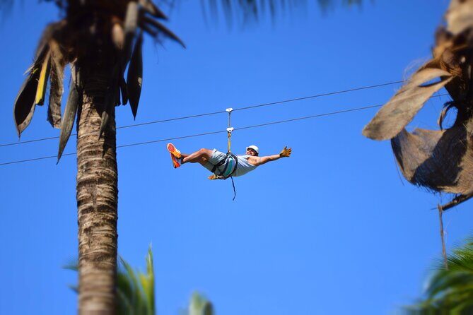 Cozumel ATV Jungle Adventure and Snorkeling with Lunch - Zipline time: three lines, steep stairs, and real safety checks