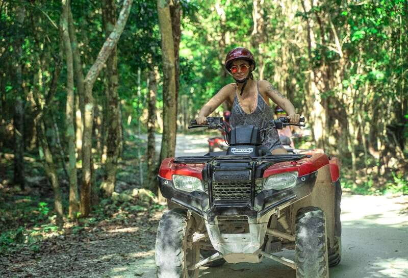 Cozumel: ATV Ride to Jade Cavern, Beach Club Access & Lunch - Key highlights from this ATV, cenote, and beach club day
