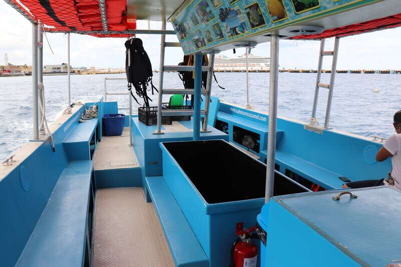 Cozumel: VIP Glass Bottom Boat & Snorkeling 3 Reefs Tour - How the boat setup keeps everyone included