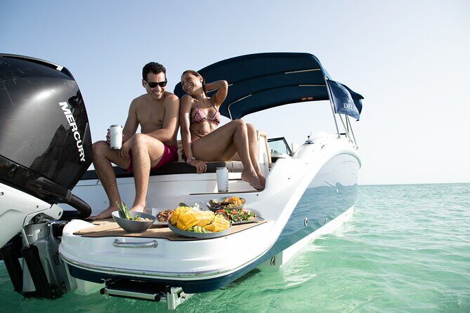 Deluxe Private Boats - 27 ft Sea Ray - Meeting at Marina Fonatur and pickup at docked hotels
