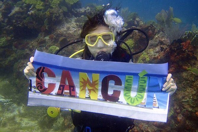Diving in the Mexican Caribbean for Beginners | 2 Tanks 2 Dives | All Inclusive - 35 Minutes of Theory, Then Pool Practice That Really Prepares You