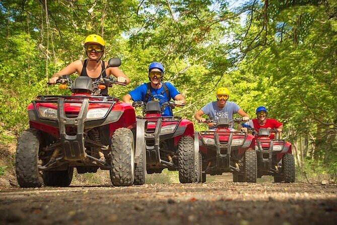 Family ATV Cenote Five Zip Lines Photos Taco Lunch Tequila Taste - Quick hits before you go