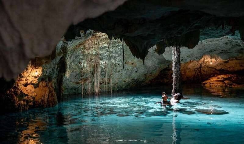 From Tulum: Tulum Ruins and 2 Cenotes Tour - The Tulum archaeological zone walk: Castillo, Frescoes, and the Wind God