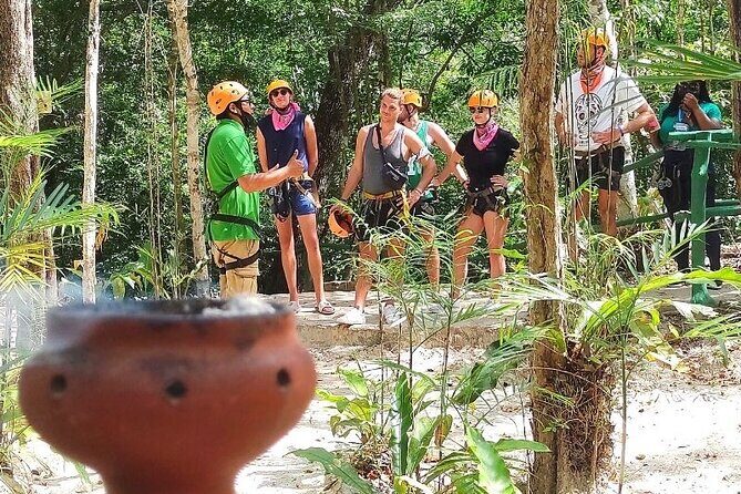 Half-day Adventure: Cenote + Ziplining + ATV Tour - The cenote swim: where the adrenaline slows down