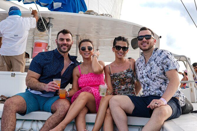 Isla Mujeres Sunset Cruise and Tour from Cancun - Playa Norte at golden hour: where the cruise earns its name