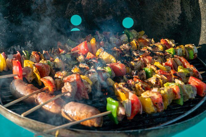 Laguna Grill - Private Boat with on-board BBQ and Drinks Included - On-board BBQ and drinks: surf & turf skewers, guacamole, and cold beer