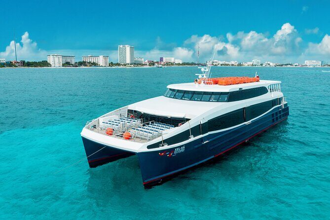 Luxury FERRY Xcaret: From Cancun to Isla Mujeres - What you’re really paying for: a comfortable transfer with “day-trip math”