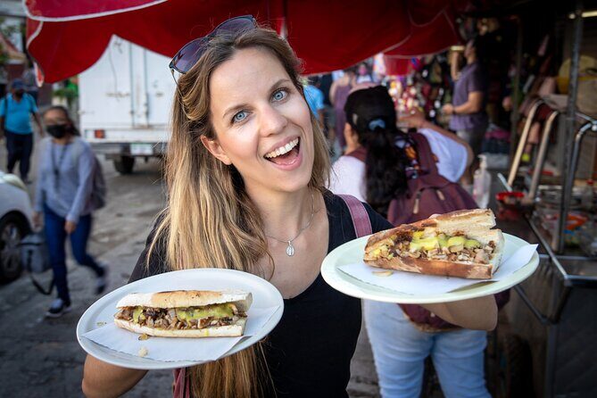 Merida Walking Food Tour. Authentic & Local Cuisine - Gorditas Doña Gorda: choose your filling, then enjoy the real thing