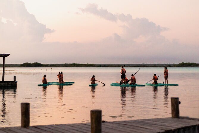 Paddleboarding and/or kayaking tour at sunrise in the lagoon of Bacalar - Price and Value for $28: A Lot of Sunrise for a Small Dollar Amount