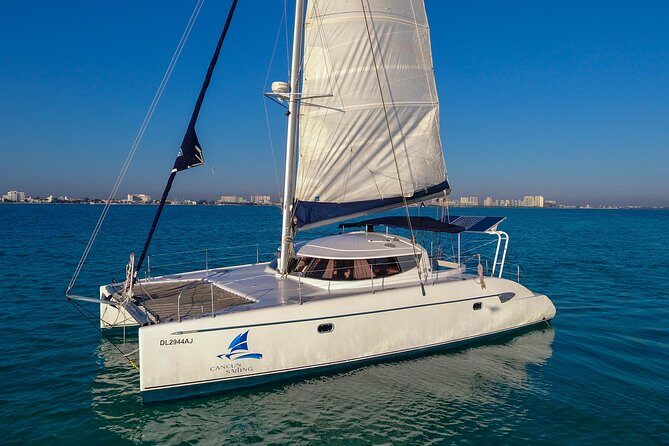 Private Catamaran from Cancun to Isla Mujeres | For up to 30 pepl - Meeting Point at Marina Las Perlas: Start Here, Then Sail