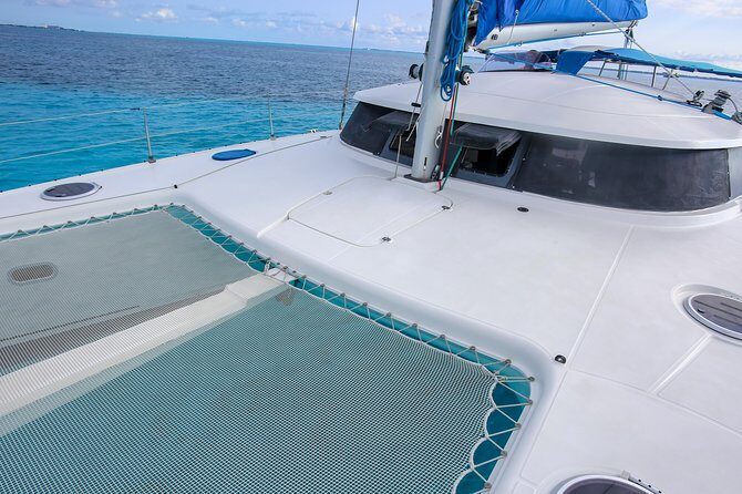 Private Catamaran from Cancun to Isla Mujeres | For up to 30 pp - Stop 2: Playa Norte on Isla Mujeres, beach time done right