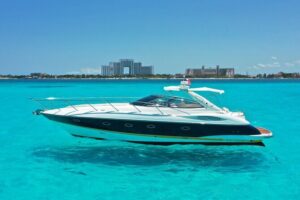 Private Premium Yacht 46FT Rental in Cancún - Going longer: 6–8 hours for Punta Sur and more island time