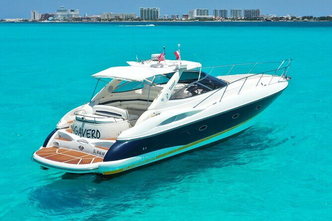 Private Premium Yacht 46FT Rental in Cancún - Timing, seasickness, and how the route can change