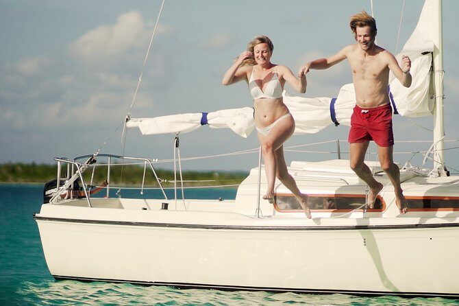 Private Sailboat + Captain for a Day Experience - Cenote Cocalitos: swimming with a clear-water payoff
