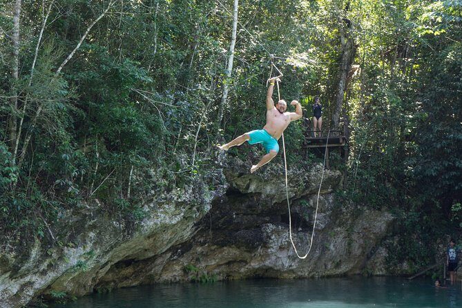 Private Tour with 3 Cenotes + 5 Zip-lines + Mayan Lunch - Zip-lines, rope swings, and optional adrenaline