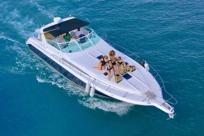 Private Yacht 46ft Sea Ray Snorkel up to 15 pax 23P2 - How the 2, 4, and 6-hour trips work from Cancun