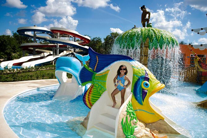 Roots Beach Club® - The beach park experience: slides, lagoon fun, and the floating adventure zones