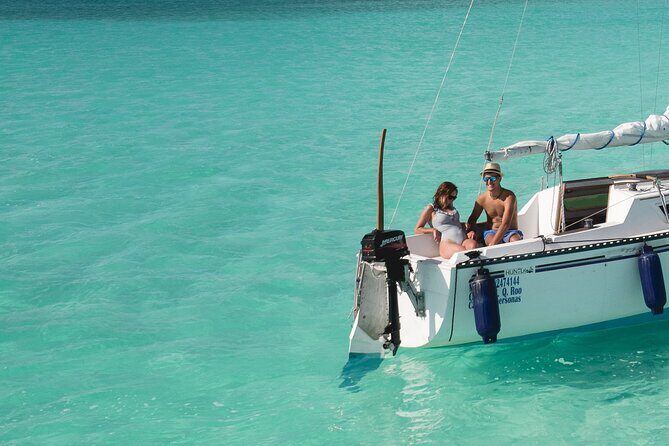 Sailboat tour across the seven colors lagoon in Bacalar - Black (Witch) Cenote: The Darker Water Moment People Talk About