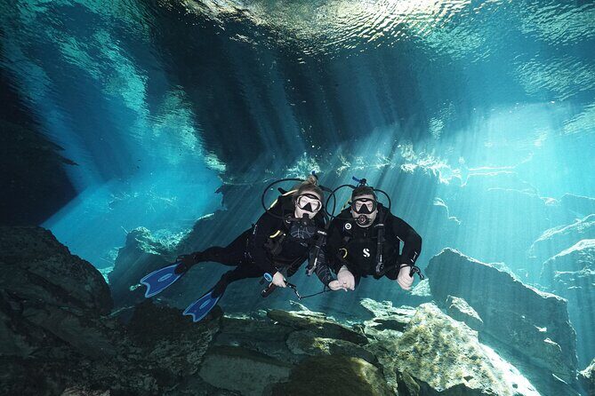 Scuba Diving in Cenote Kukulkan from Playa del Carmen - 8:00 AM pickup with gear already loaded